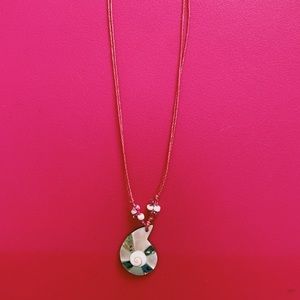 Single Faux Shell Necklace